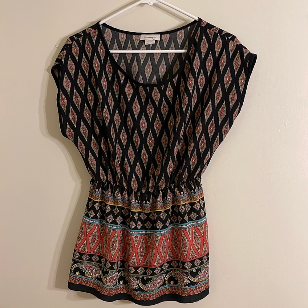 January 7 small blouse with patterns